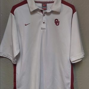 OU Nike dry fit men’s polo